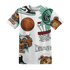 High OG Green Glow 1s T Shirt Match BER Icon Wallpapers 3D All-Over Print - NastyJamz