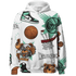 High OG Green Glow 1s Hoodie Match BER Icon Wallpapers 3D All-Over Print - NastyJamz