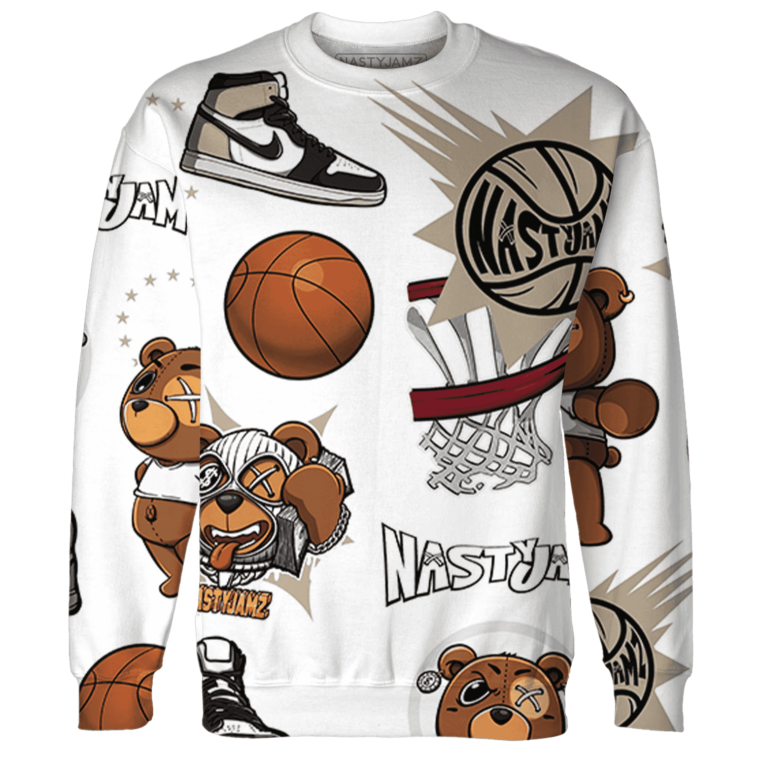 Latte 1s Sweatshirt Match BER Icon Wallpapers 3D All-Over Print - NastyJamz