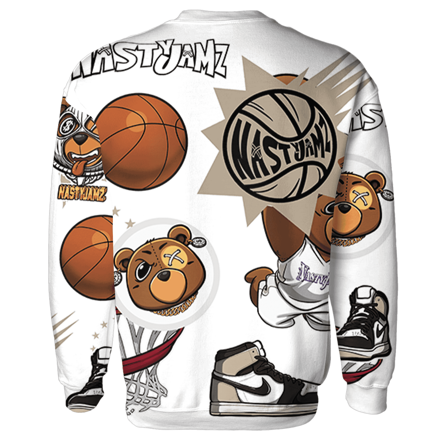 Latte 1s Sweatshirt Match BER Icon Wallpapers 3D All-Over Print - NastyJamz