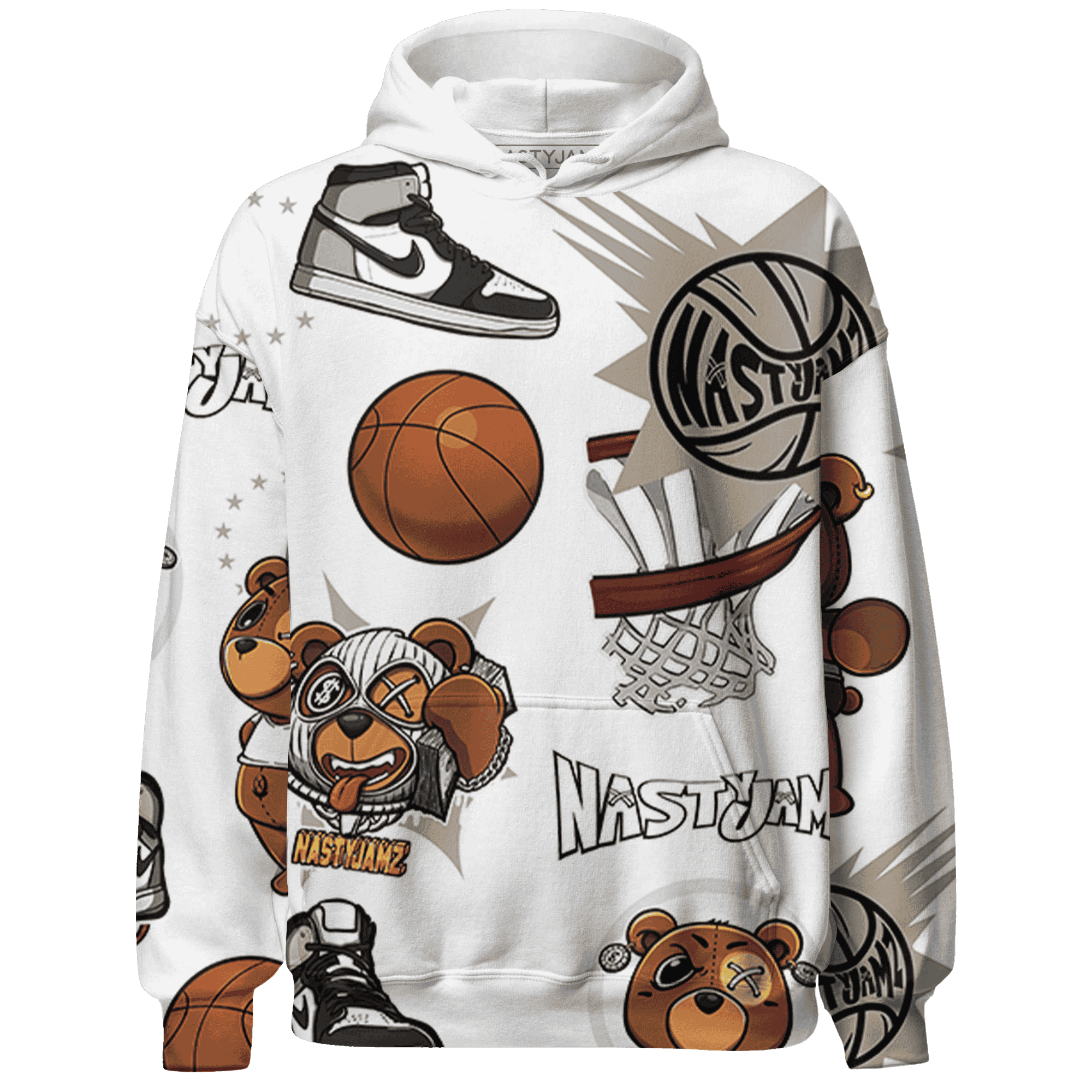 Latte 1s Hoodie Match BER Icon Wallpapers 3D All-Over Print - NastyJamz