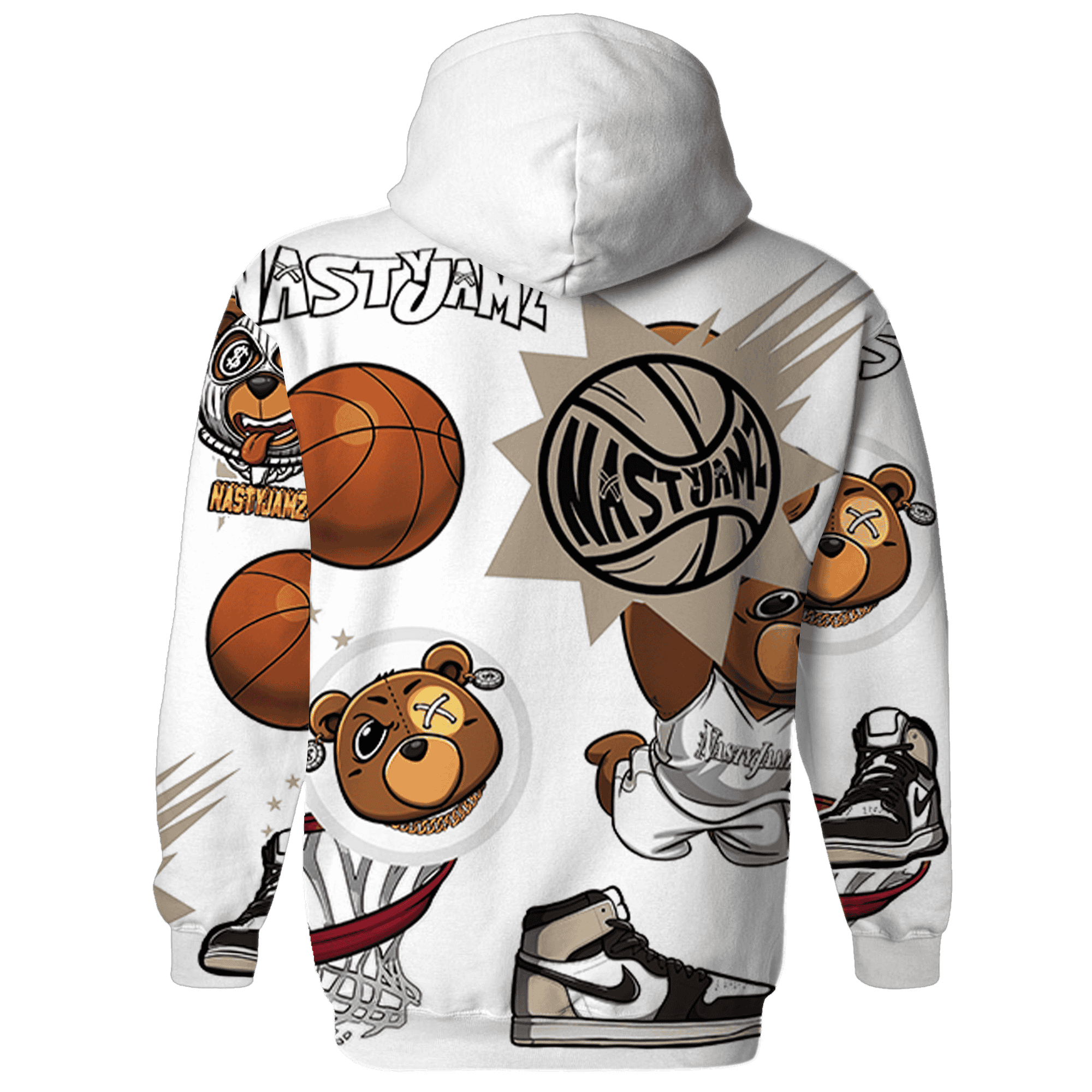 Latte 1s Hoodie Match BER Icon Wallpapers 3D All-Over Print - NastyJamz