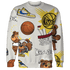 Low OG Canary TVSC 1s Sweatshirt Match BER Icon Wallpapers 3D All-Over Print - NastyJamz