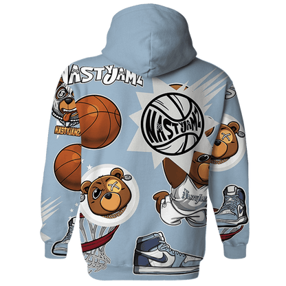 Mid Diffused Blue Grey 1s Hoodie Match BER Icon Wallpapers 3D All-Over Print - NastyJamz