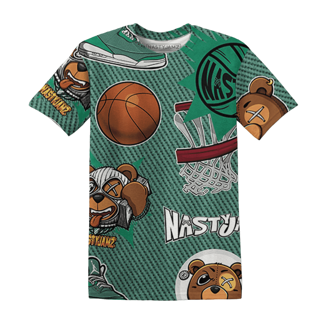 Nina CN Abney 3s T Shirt Match BER Icon Wallpapers 3D All-Over Print - NastyJamz