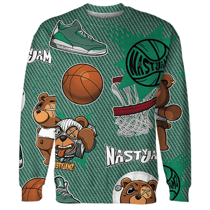Nina CN Abney 3s Sweatshirt Match BER Icon Wallpapers 3D All-Over Print - NastyJamz