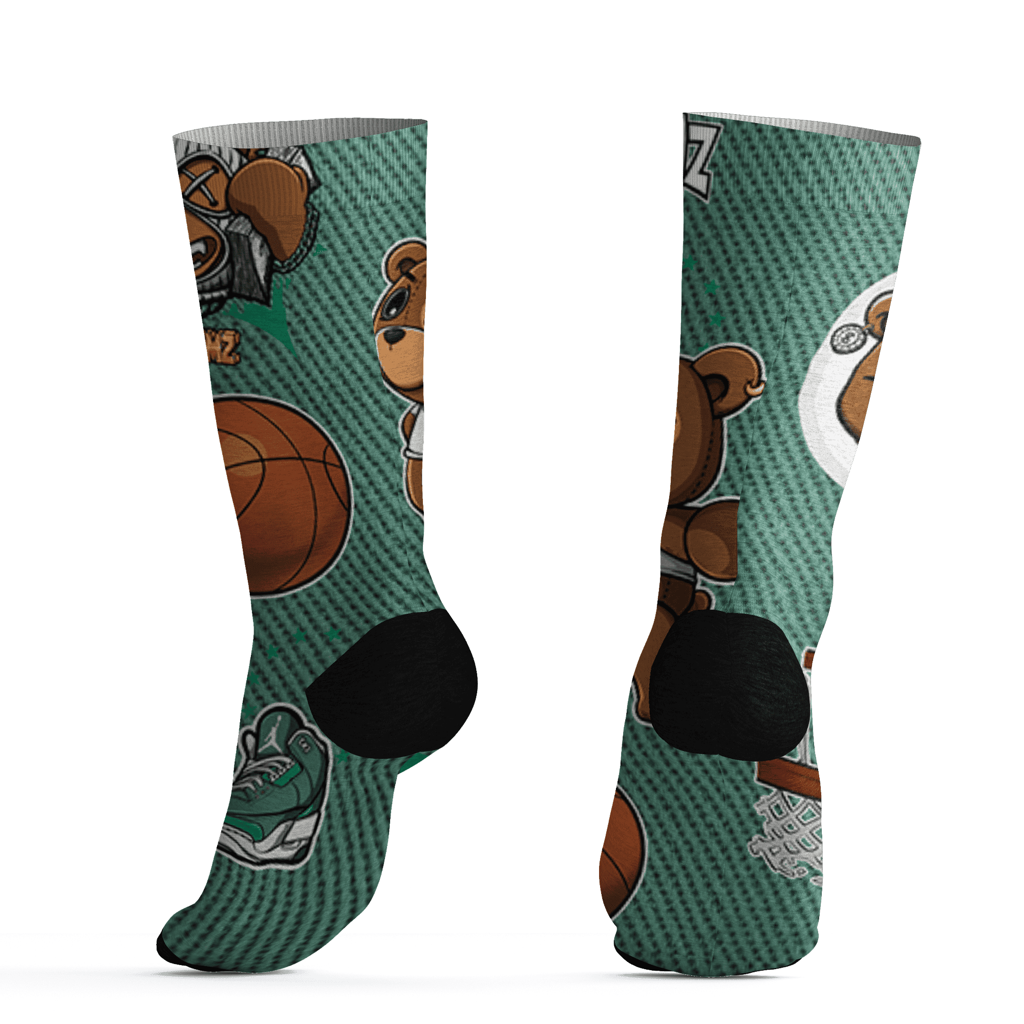 Nina CN Abney 3s Socks Match BER Icon Wallpapers 3D All-Over Print - NastyJamz