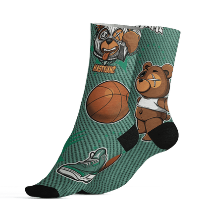 Nina CN Abney 3s Socks Match BER Icon Wallpapers 3D All-Over Print - NastyJamz