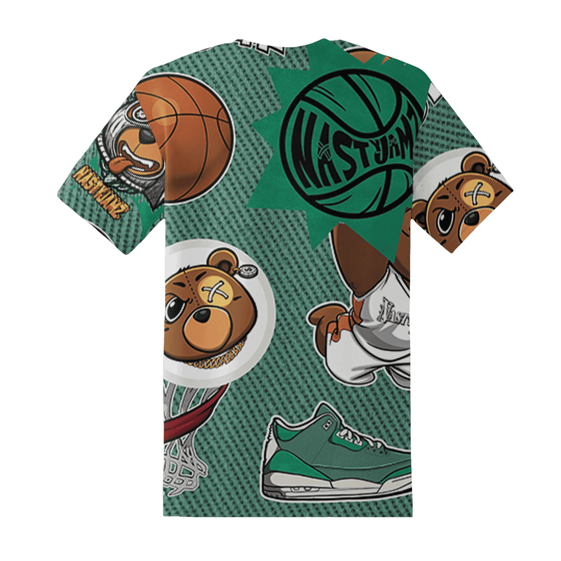 Nina CN Abney 3s T Shirt Match BER Icon Wallpapers 3D All-Over Print - NastyJamz