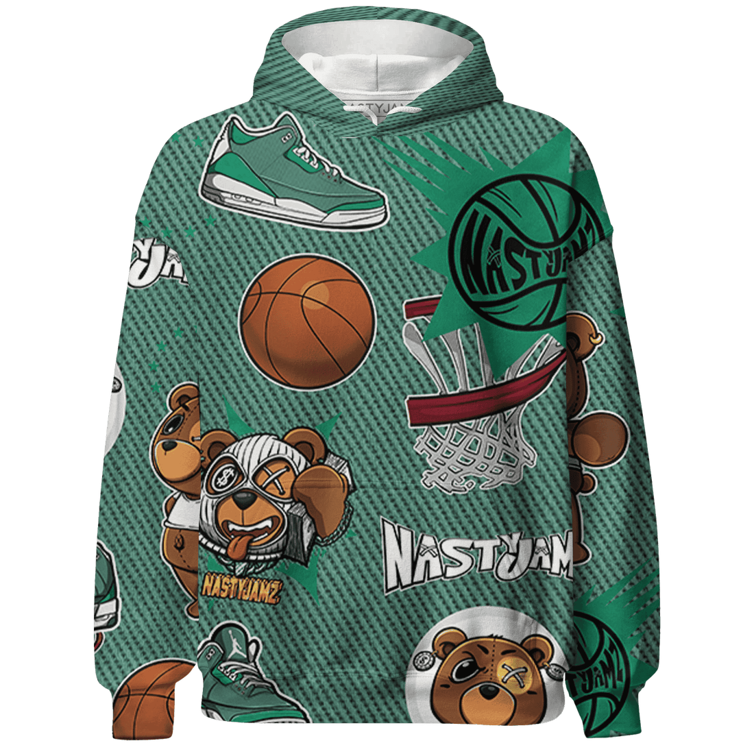 Nina CN Abney 3s Hoodie Match BER Icon Wallpapers 3D All-Over Print - NastyJamz