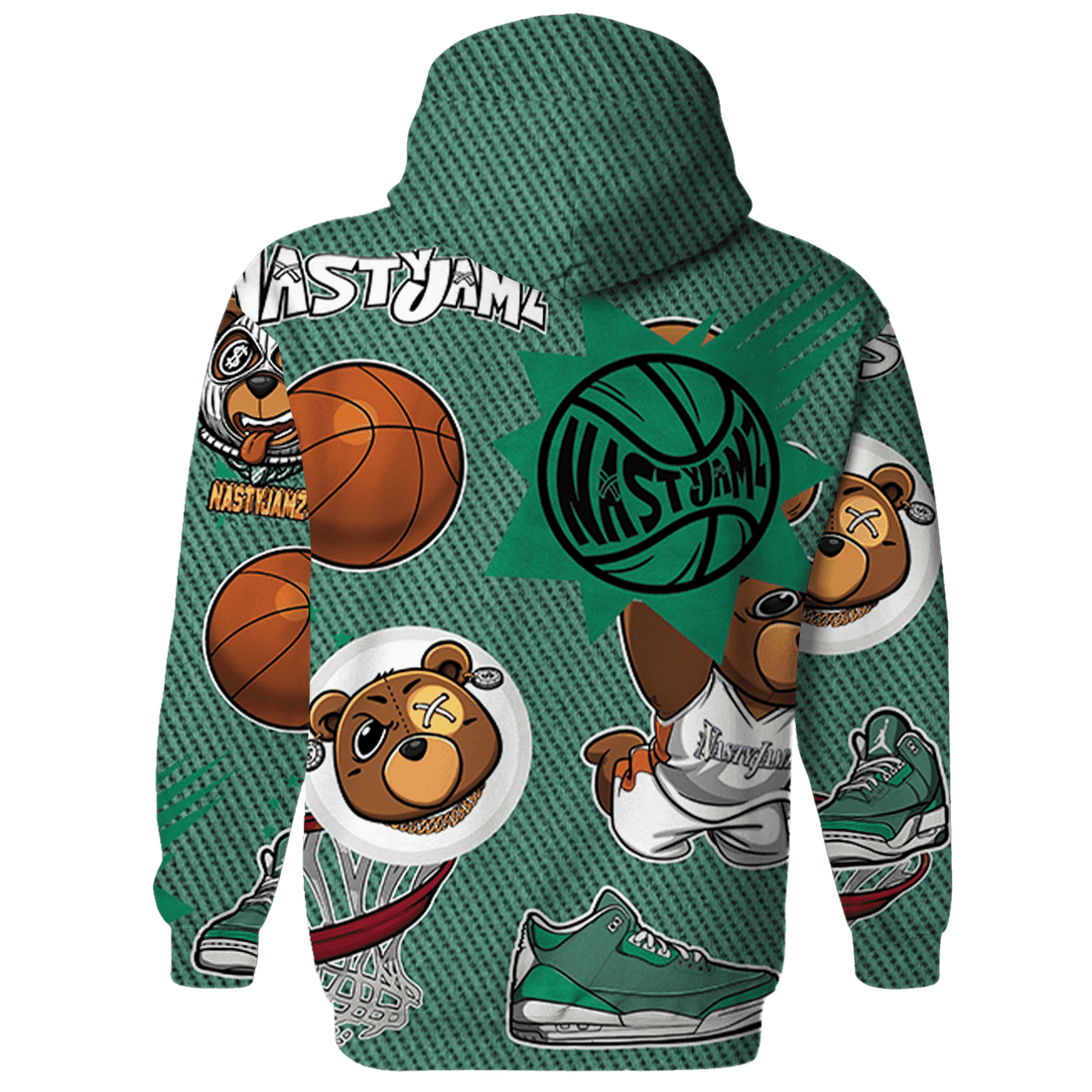 Nina CN Abney 3s Hoodie Match BER Icon Wallpapers 3D All-Over Print - NastyJamz