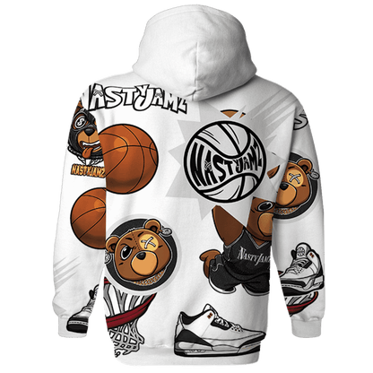 Quaiii 54 3s Hoodie Match BER Icon Wallpapers 3D All-Over Print - NastyJamz