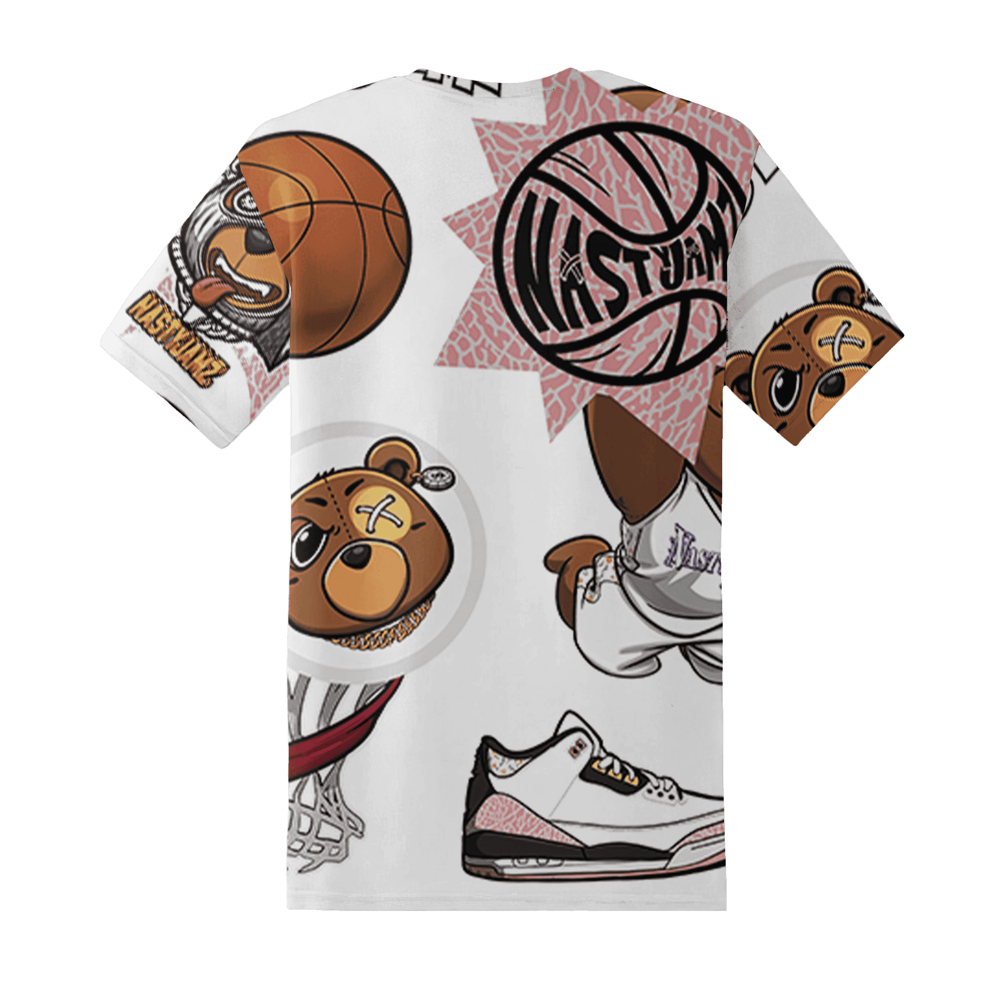 Red Stardust 3s T Shirt Match BER Icon Wallpapers 3D All-Over Print - NastyJamz