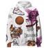 GS Hyper Violet 4s Hoodie Match BER Icon Wallpapers 3D All-Over Print - NastyJamz