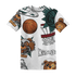 Oxidized Green 4s T Shirt Match BER Icon Wallpapers 3D All-Over Print - NastyJamz