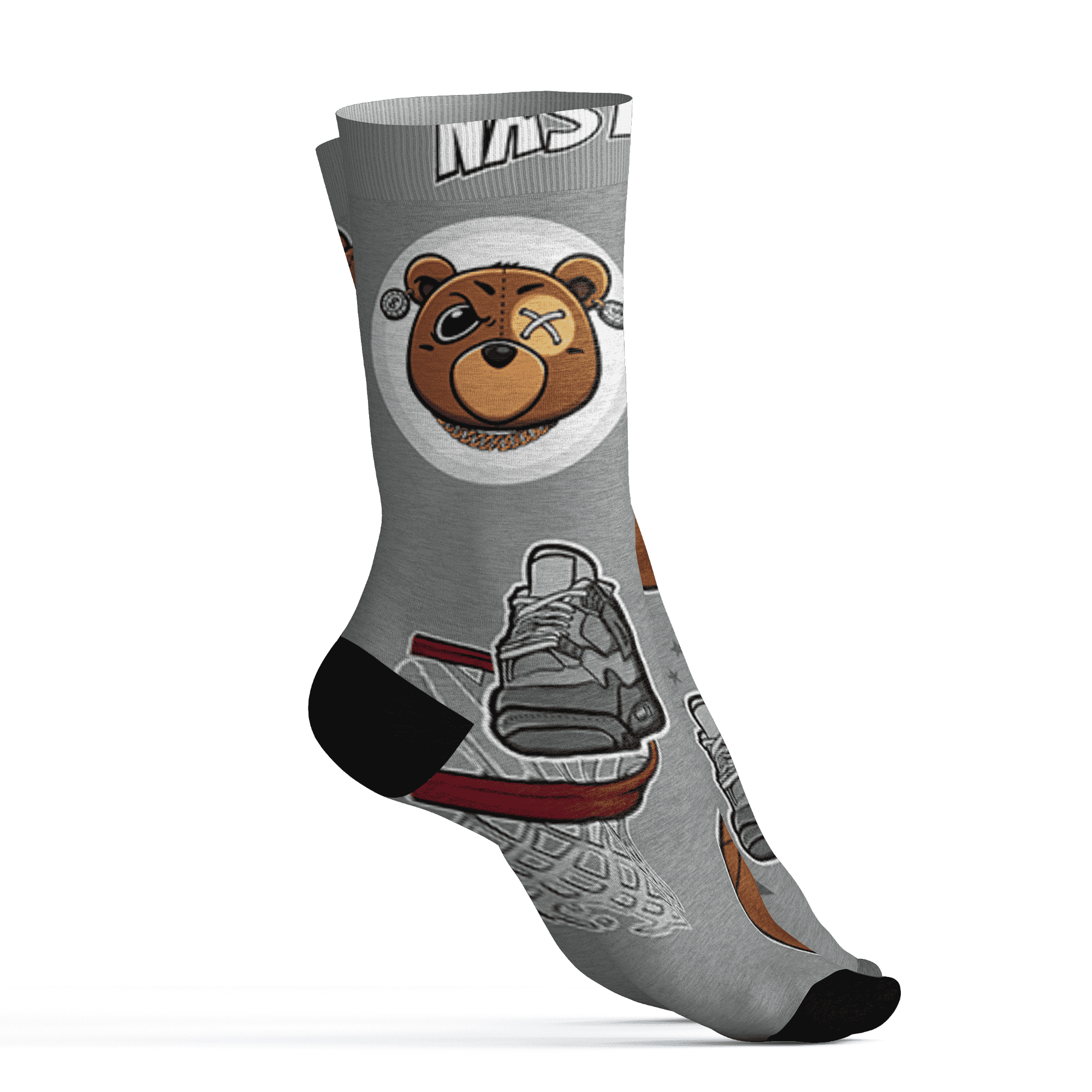 Paris Olympicsss 4s Socks Match BER Icon Wallpapers 3D All-Over Print - NastyJamz
