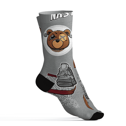 Paris Olympicsss 4s Socks Match BER Icon Wallpapers 3D All-Over Print - NastyJamz