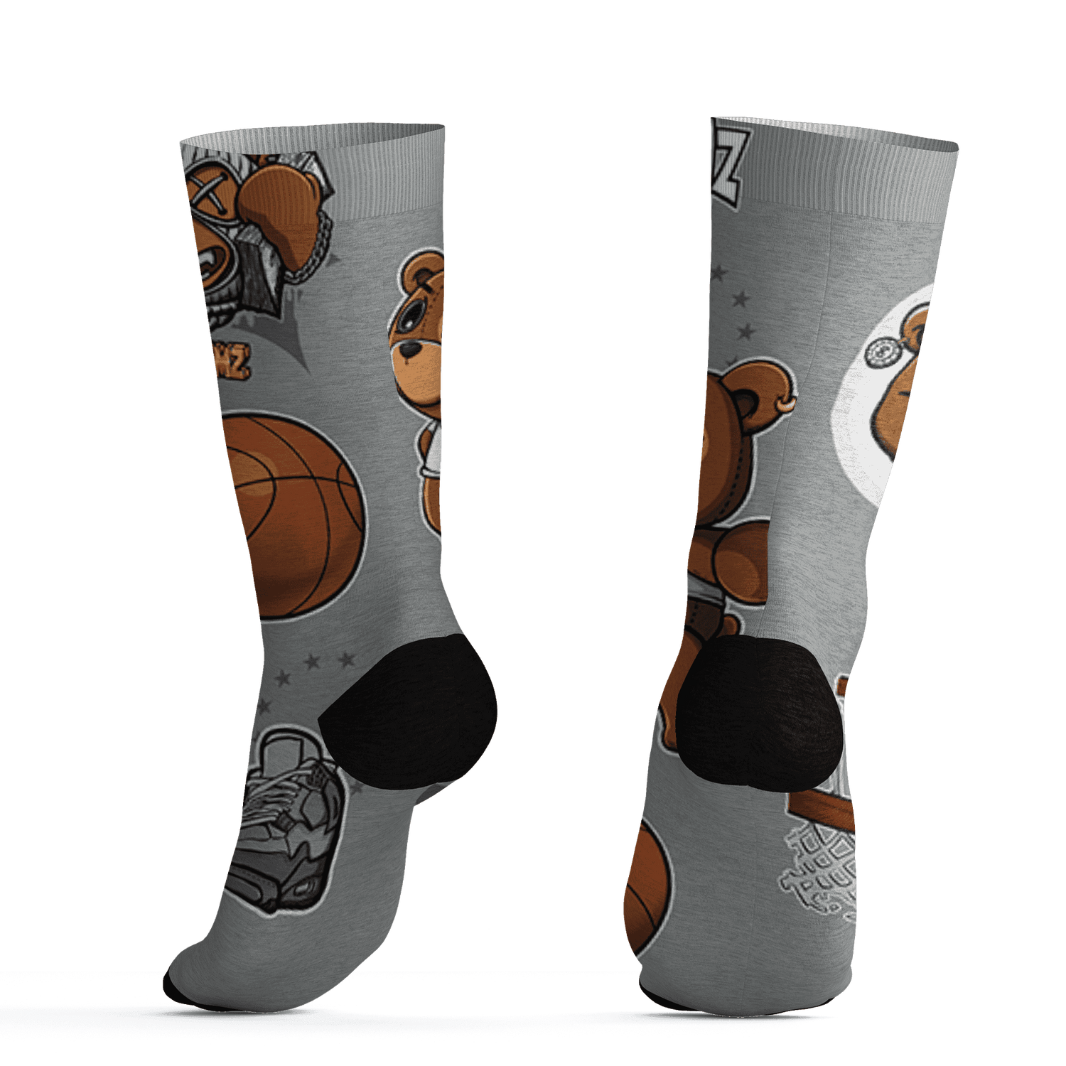 Paris Olympicsss 4s Socks Match BER Icon Wallpapers 3D All-Over Print - NastyJamz