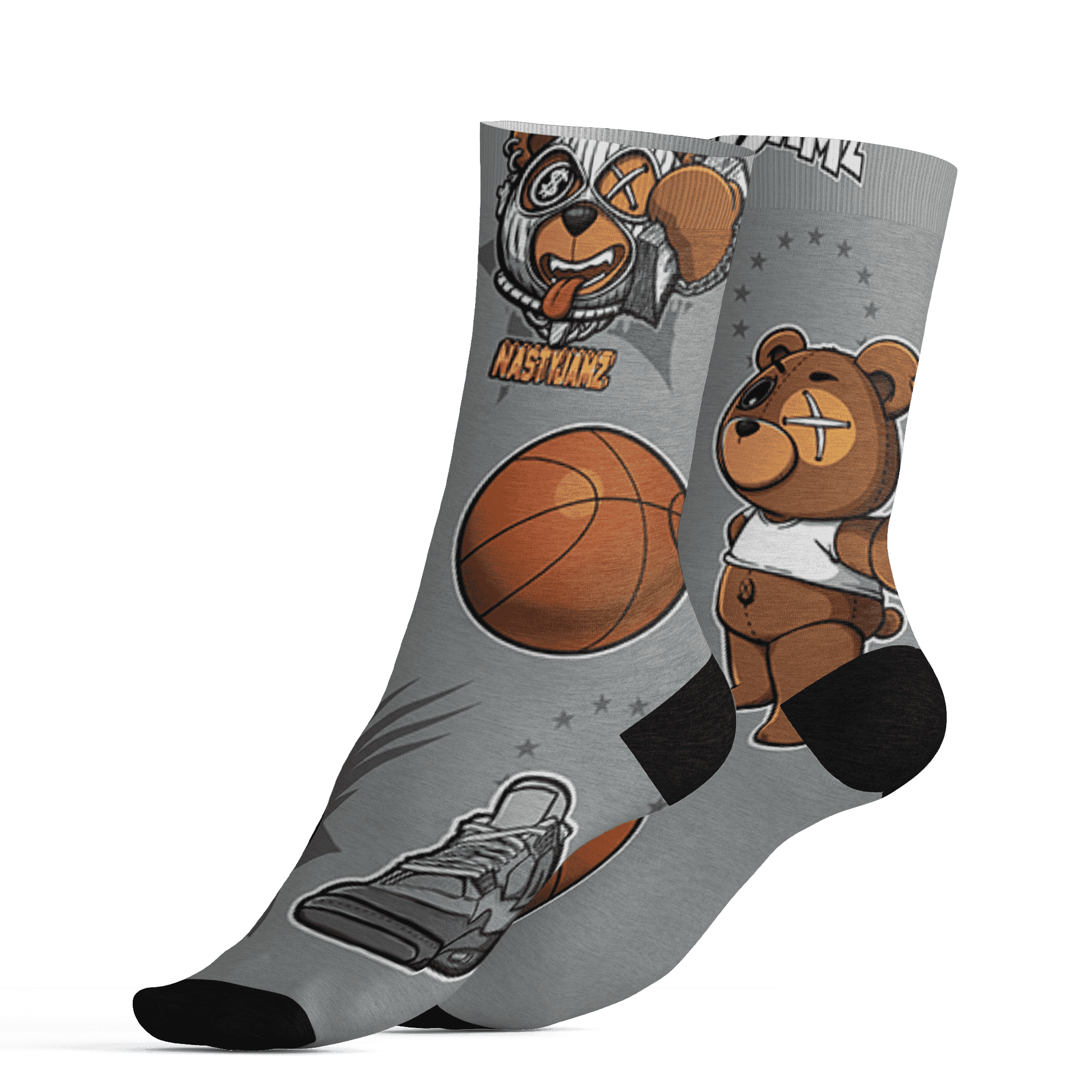 Paris Olympicsss 4s Socks Match BER Icon Wallpapers 3D All-Over Print - NastyJamz