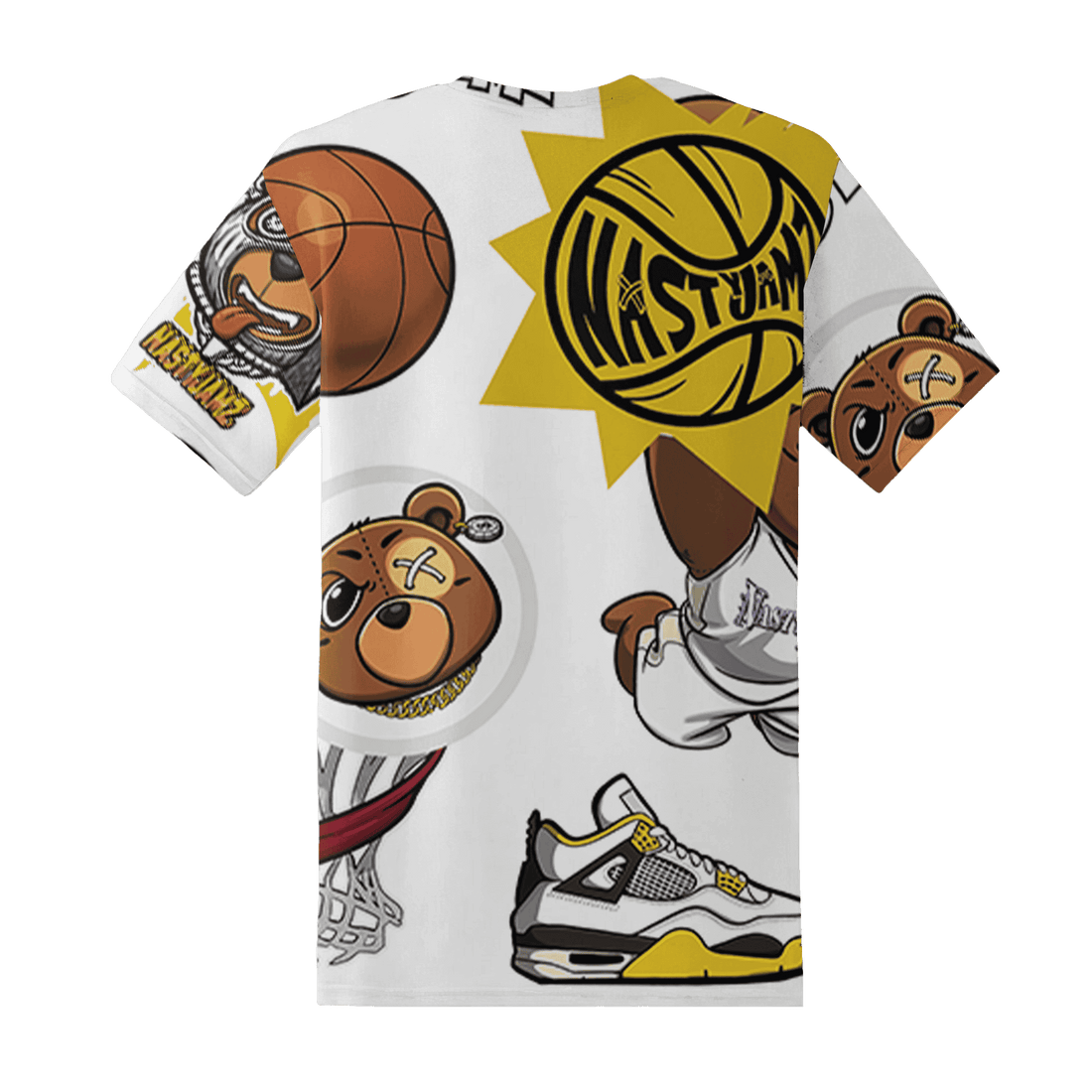 Vivid Sulfur 4s T Shirt Match BER Icon Wallpapers 3D All-Over Print - NastyJamz