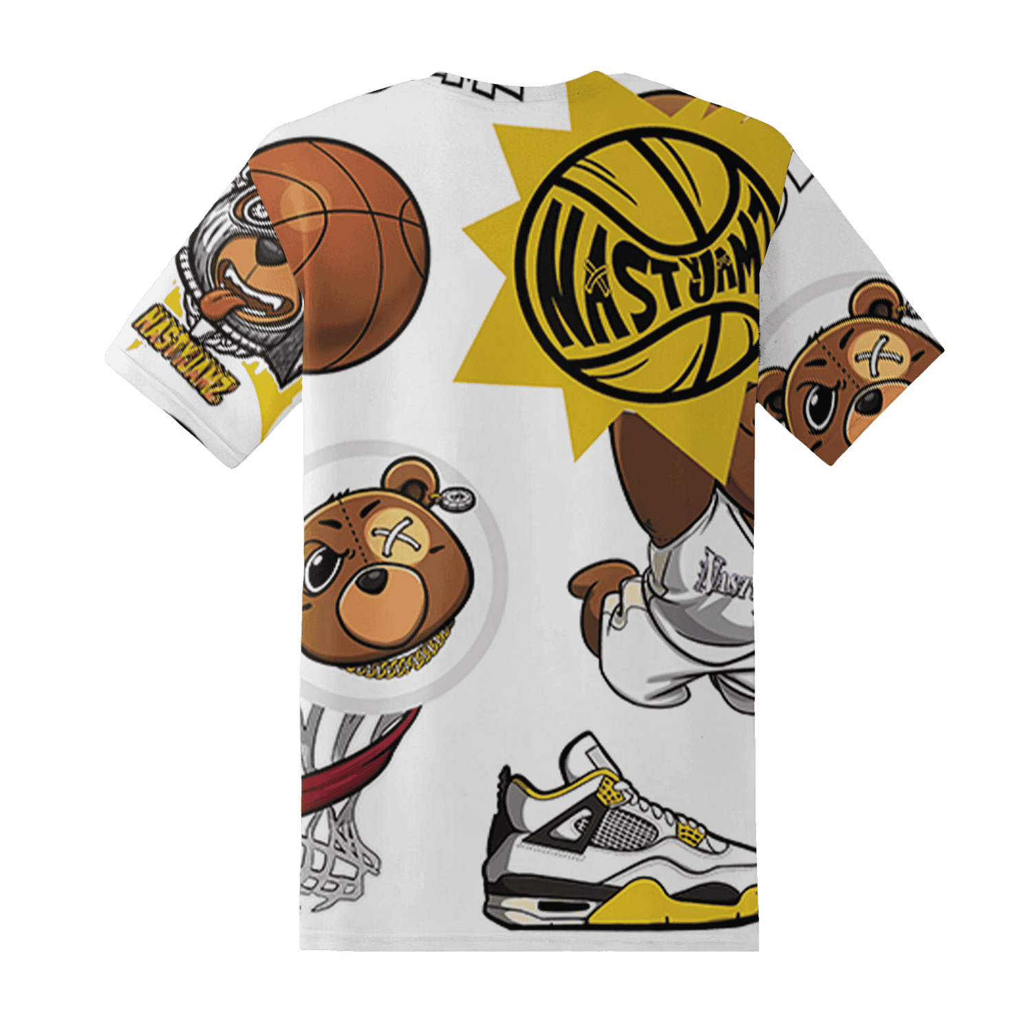 Vivid Sulfur 4s T Shirt Match BER Icon Wallpapers 3D All-Over Print - NastyJamz