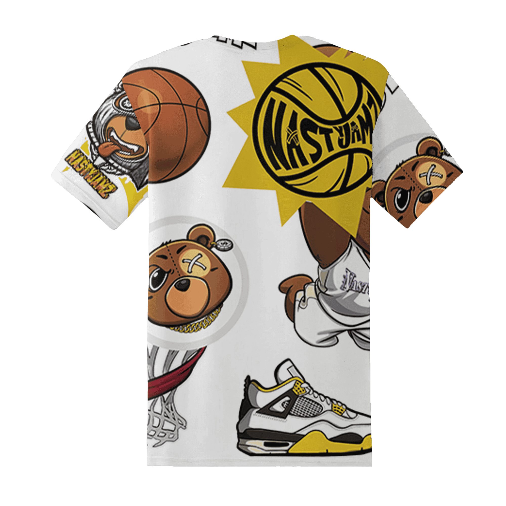Vivid Sulfur 4s T Shirt Match BER Icon Wallpapers 3D All-Over Print - NastyJamz