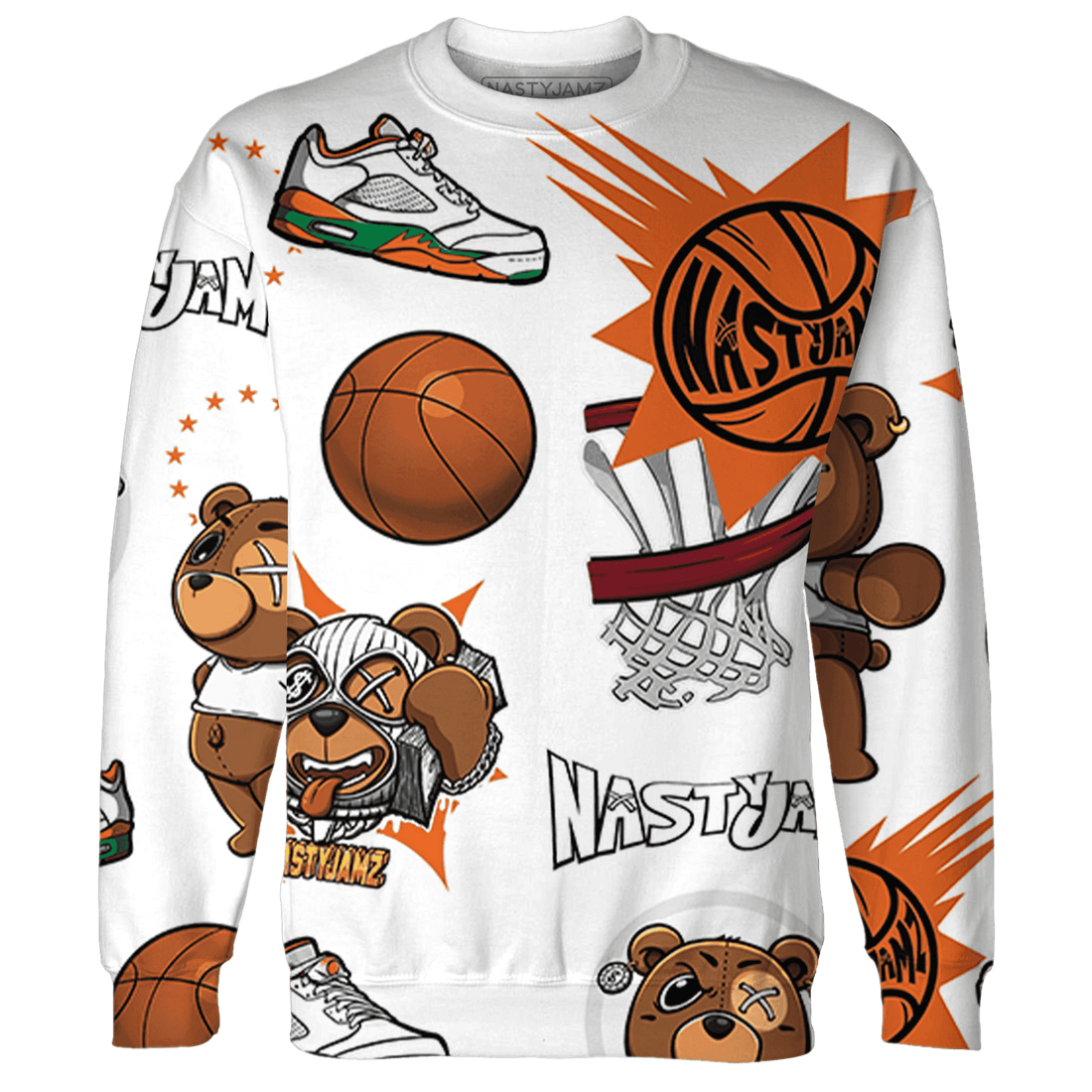 MAM Hurricanes 5s Sweatshirt Match BER Icon Wallpapers 3D All-Over Print - NastyJamz