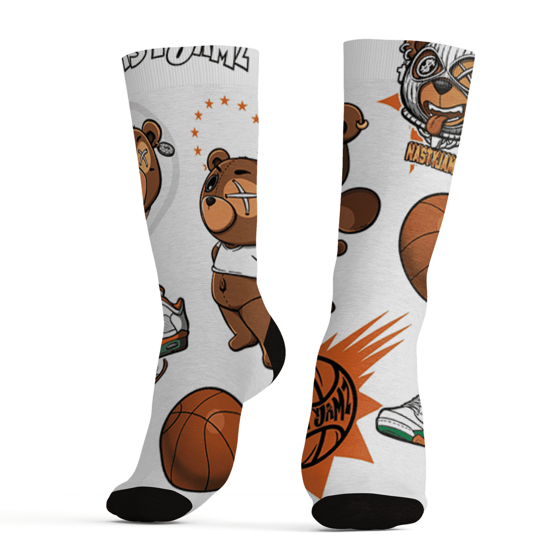 AJ 5 MAM Hurricanes Socks Match BER Icon Wallpapers 3D All-Over Print - NastyJamz