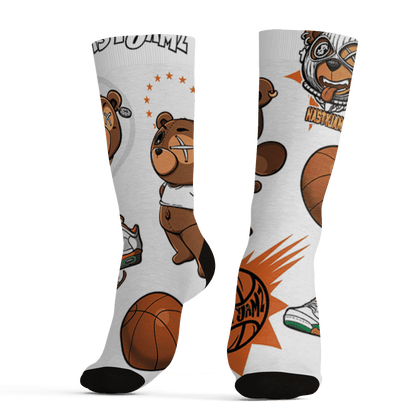 AJ 5 MAM Hurricanes Socks Match BER Icon Wallpapers 3D All-Over Print - NastyJamz