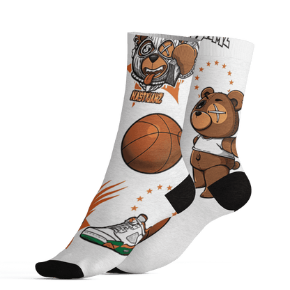 AJ 5 MAM Hurricanes Socks Match BER Icon Wallpapers 3D All-Over Print - NastyJamz