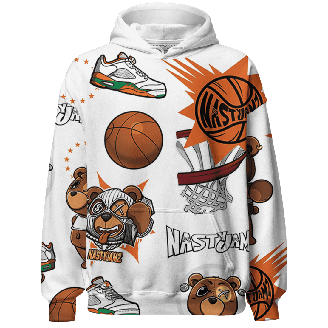 MAM Hurricanes 5s Hoodie Match BER Icon Wallpapers 3D All-Over Print - NastyJamz