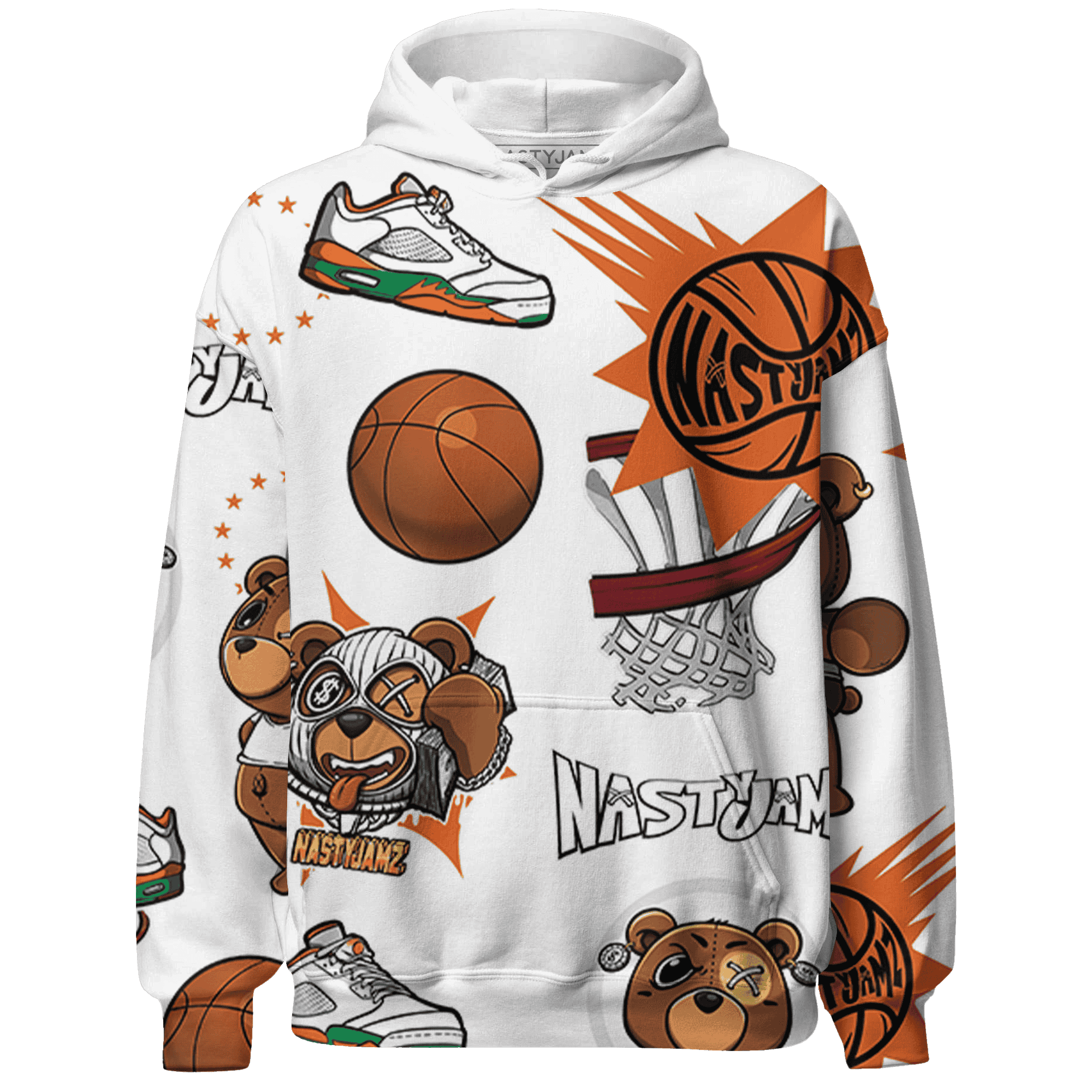 MAM Hurricanes 5s Hoodie Match BER Icon Wallpapers 3D All-Over Print - NastyJamz