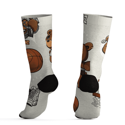 AJ 5 SE Sail Socks Match BER Icon Wallpapers 3D All-Over Print - NastyJamz