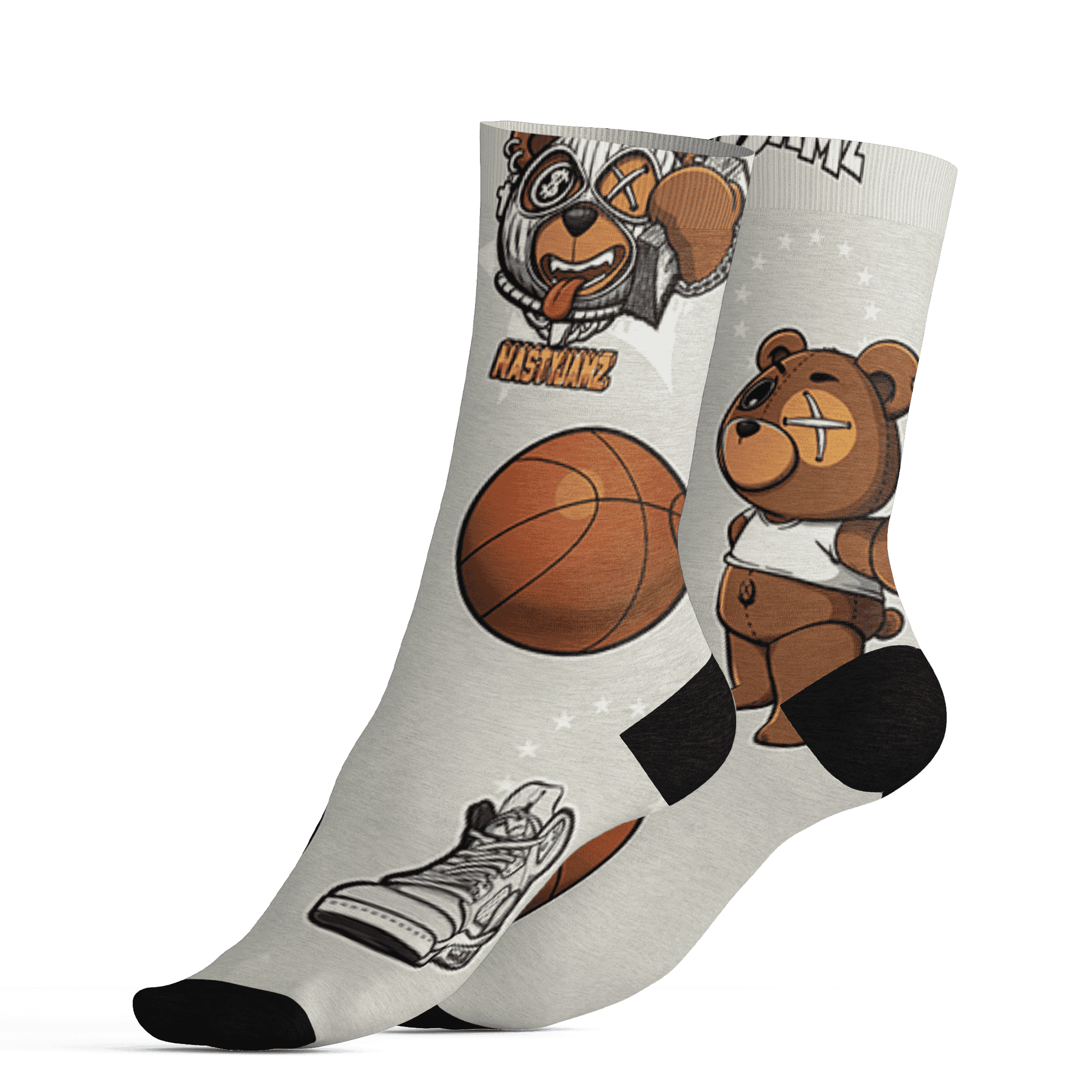 AJ 5 SE Sail Socks Match BER Icon Wallpapers 3D All-Over Print - NastyJamz