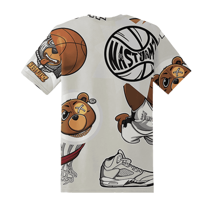 SE Sail 5s T Shirt Match BER Icon Wallpapers 3D All-Over Print - NastyJamz
