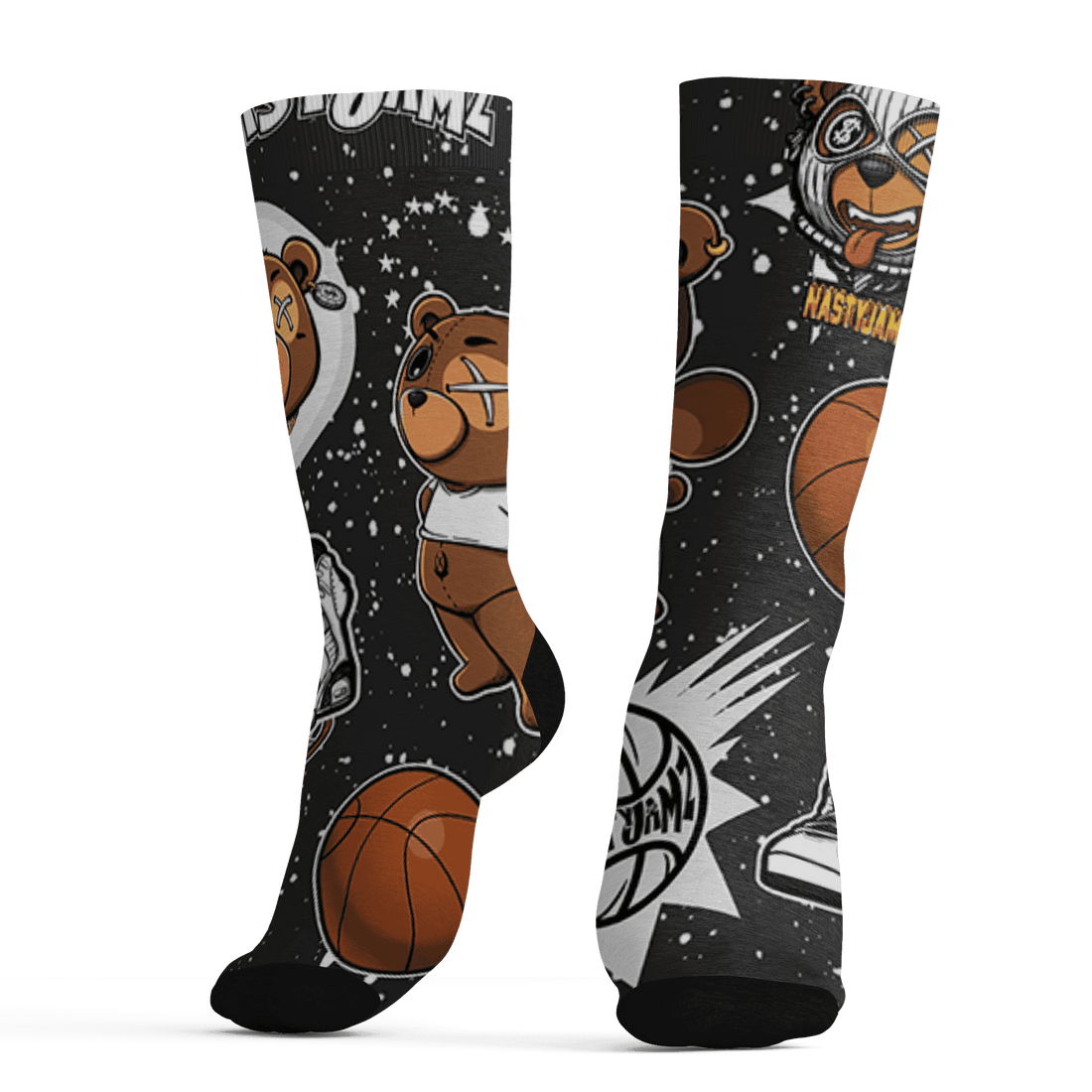 AJ 6 Reverse Oreo Socks Match BER Icon Wallpapers 3D All-Over Print - NastyJamz