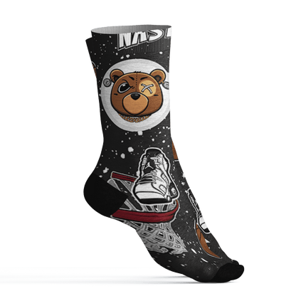 AJ 6 Reverse Oreo Socks Match BER Icon Wallpapers 3D All-Over Print - NastyJamz