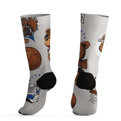 Air Max 1 86 Royal Socks Match BER Icon Wallpapers 3D All-Over Print - NastyJamz