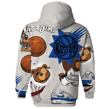 Air Max 1 86 Royal Hoodie Match BER Icon Wallpapers 3D All-Over Print - NastyJamz