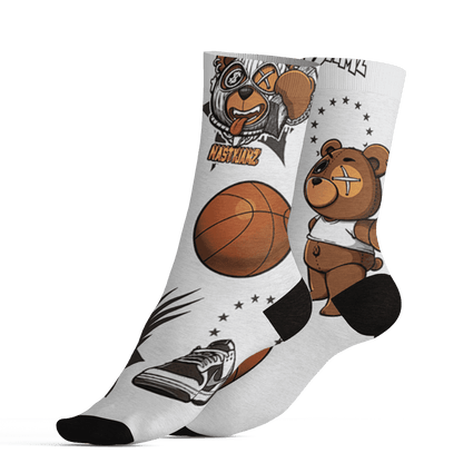 Dunk Low Baroque Brown Socks Match BER Icon Wallpapers 3D All-Over Print - NastyJamz