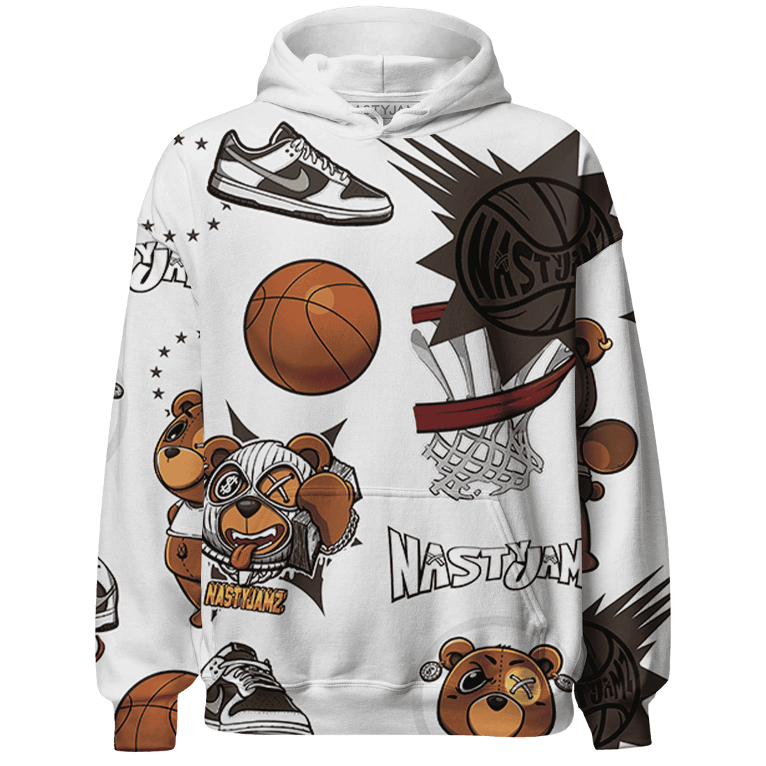 Dunk Low Baroque Brown Hoodie Match BER Icon Wallpapers 3D All-Over Print - NastyJamz