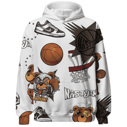 Dunk Low Baroque Brown Hoodie Match BER Icon Wallpapers 3D All-Over Print - NastyJamz