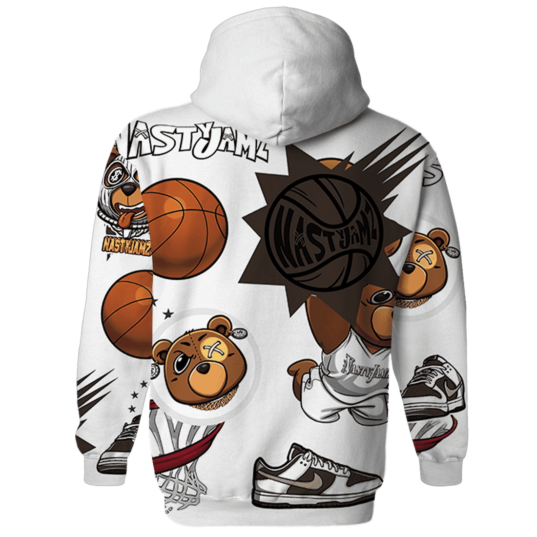 Dunk Low Baroque Brown Hoodie Match BER Icon Wallpapers 3D All-Over Print - NastyJamz