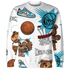 Dunk Low Dolphins Sweatshirt Match BER Icon Wallpapers 3D All-Over Print - NastyJamz