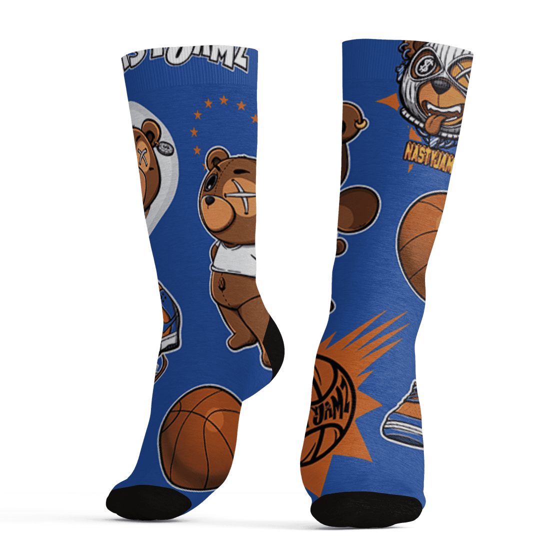 Dunk Low Knicks Socks Match BER Icon Wallpapers 3D All-Over Print - NastyJamz