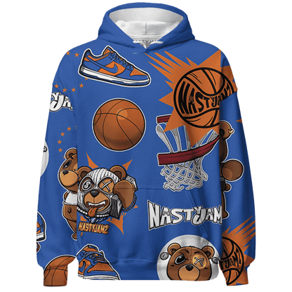 Dunk Low Knicks Hoodie Match BER Icon Wallpapers 3D All-Over Print - NastyJamz