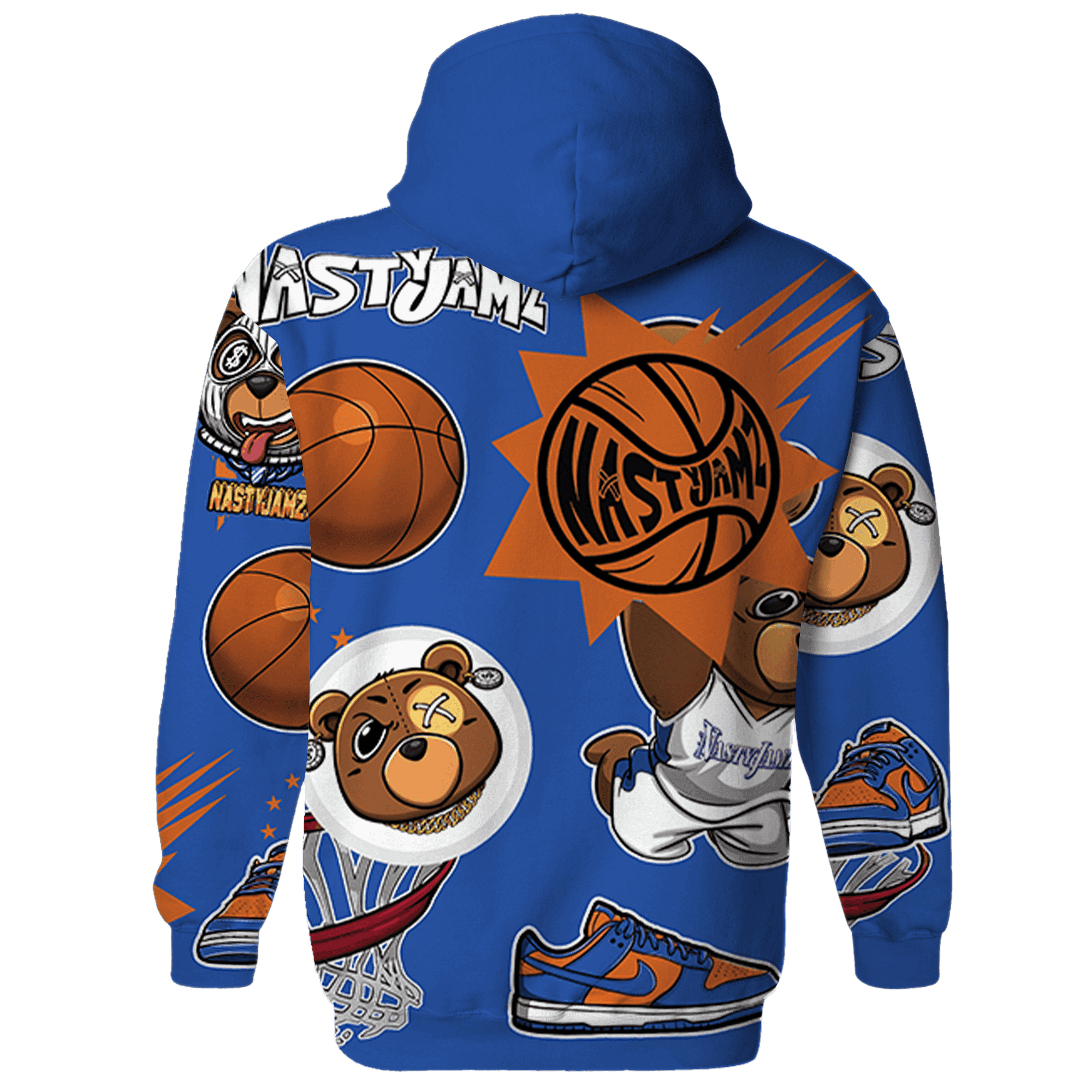 Dunk Low Knicks Hoodie Match BER Icon Wallpapers 3D All-Over Print - NastyJamz