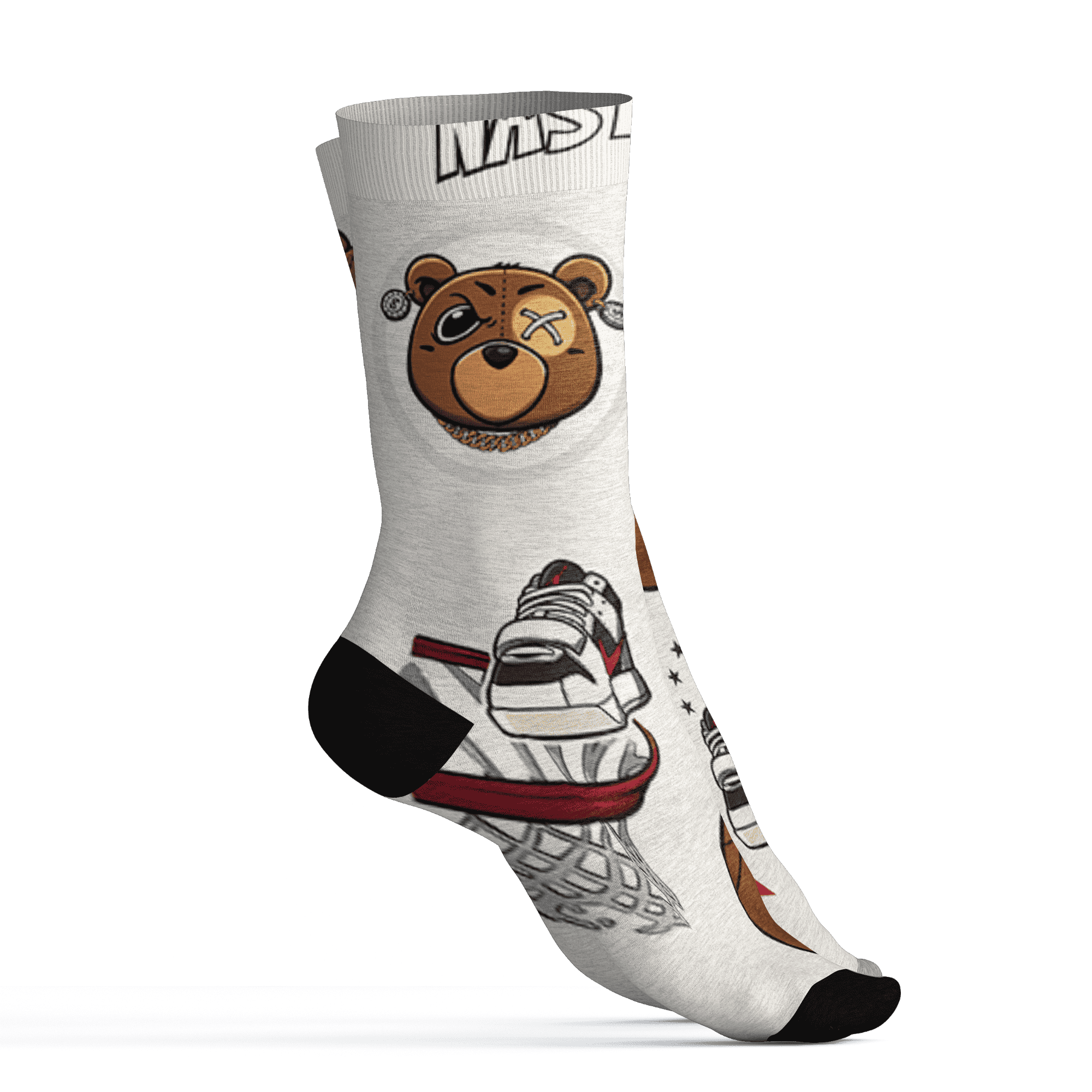 JD Jumman Jack Red Socks Match BER Icon Wallpapers 3D All-Over Print - NastyJamz