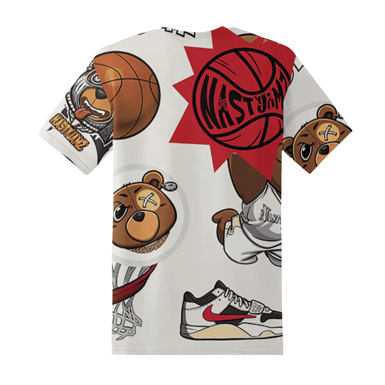 JD Jumman Jack Red T Shirt Match BER Icon Wallpapers 3D All-Over Print - NastyJamz
