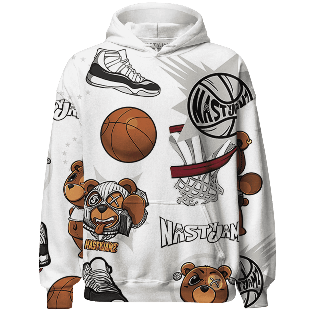 Gratitude 11s Hoodie Match BER Icon Wallpapers 3D All-Over Print - NastyJamz